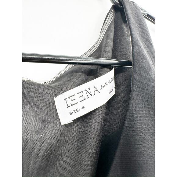 Mac Duggal 26513 Black Ruched Stretch Jersey V-Neck Gown Size 4 NEW - Picture 6 of 7